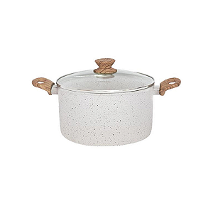 Panela Caldeirão Aço Inox 20cm Estilo Cook Mármol Mimo Style