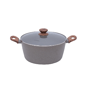 Caçarola Em Aço Inox Style Cook Grafito 28cm Mimo Style