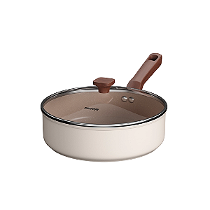 Frigideira Pratic Cook Crema 28cm Cerâmica Indução Mimo Style