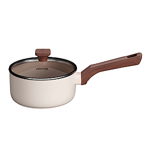 Panela Pratic Cook Crema 16cm 1,5l Cerâmica Indução Mimo Style