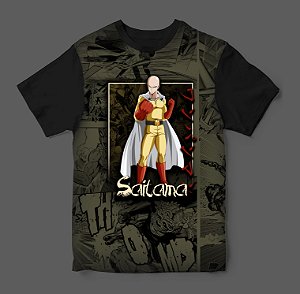 Camiseta 3D - One Punch Man - Saitama