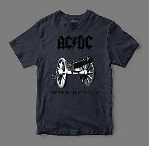 Camiseta Oficial - AC/DC - For Those About to Rock