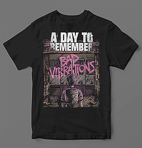 Camiseta - A Day To Remember - Bad Vibrations