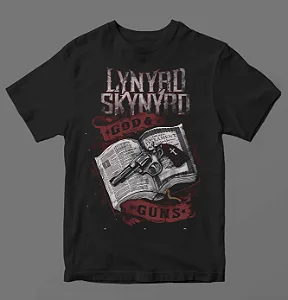 Camiseta - Lynyrd Skynyrd - God & Guns