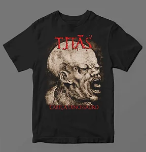 Camiseta -Titãs - Cabeça de Dinossauro