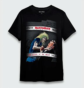Camiseta Oficial - Iron Maiden - Be Quick Or Be Dead