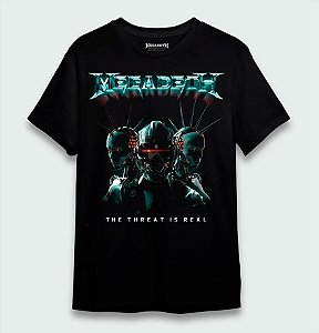 Camiseta Oficial - Megadeth - The Threat Is Real