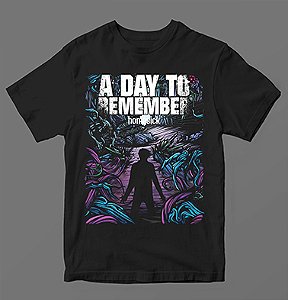 Camiseta - A Day To Remember - HOMESICK