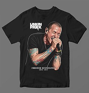 Camiseta linkin park - Chester Bennington