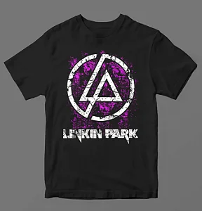 Camiseta - Linkin Park - LOGO ROXO