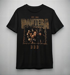 Camiseta Pantera - Band Photo