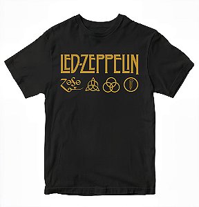 Camiseta led Zeppelin - logo