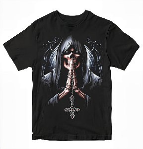 Camiseta Caveira Reza