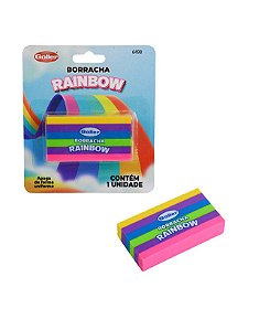 Borracha Escolar Rainbow Colorida