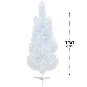 árvore de natal Branca 130cm 29 Galhos Natal