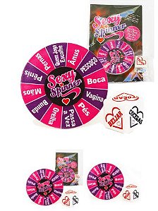 Jogo de Dado Sexy Spinner com Disco