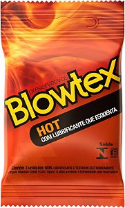 Preservativo Blowtex Hot com 3 Unidades