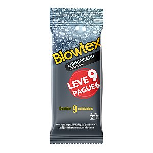 Preservativo Blowtex Lubrificado Leve 9 e Pague 6