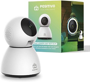 Smart Câmera 360º Bot Wi-Fi Positivo 1080p FullHD
