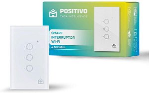 Smart Interruptor Wifi Positivo 3 botoes