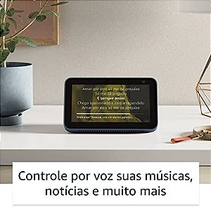 Smart Speaker Alexa Echo Show 5" 2G Tela Touch Preta