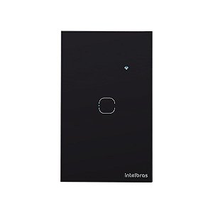 Interruptor Intelbras EWS1001 Smart 1 Touch Wifi Preto