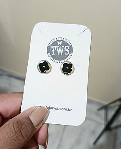 Brinco flor inspiração de aço inox