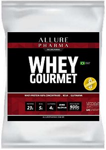 Whey Protein Concentrado Gourmet - Muito Mais Sabor - Proteínas e Aminoácidos 900g - Massa Muscular - Zero Glúten