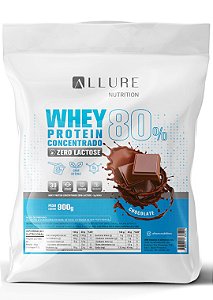 Whey Protein Zero Lactose WPC 80% Stevia refil 900g