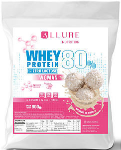 Whey Protein Zero Lactose +Colágeno Hidrolisado Woman Stevia Zero Glúten  Cuidados com a Pele, Cabelos e Unhas ( WPC 80%) refil 900g