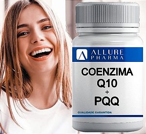 Coenzima Q10 100mg + PQQ 10mg - Memória Imunidade Anti Envelhecimento