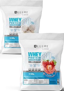 Combo 2 Whey Protein Concentrado Zero Lactose 900g