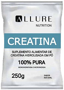 Creatina Monohidratada 100% Pura Importada 250g e 500g - Allure Nutrition