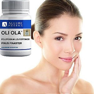 Trio Clareador Oli Ola™ 250mg + Polypodium leucotomos 200mg + Pinus Pinaster 50mg PEELING ORAL - Selo de Autenticidade