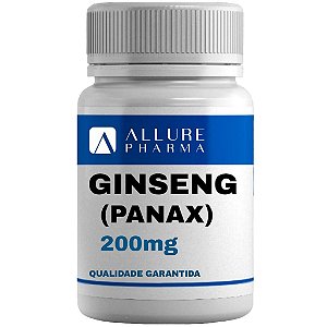 Ginseng (Panax) 200mg  120 cápsulas