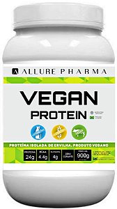 VEGAN PROTEIN 900g - 100% Proteína Isolada Vegana Zero Lactose  Glúten Free - Shake Protéico Vegano