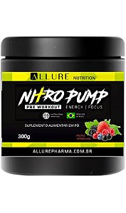 Nitro Pump ®  Pré Treino/ Intra Treino -  Energia, Foco e Disposição NOVO PESO 300g - Allure Nutrition