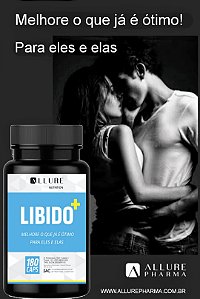 Libido + Potente afrodisíaco, aumenta testosterona, libido e desejo sexual Mais energia, disposição, vigor e prazer. Para Eles e Elas NOVA FÓRMULA AINDA MELHOR