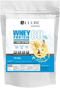 Whey Protein Zero Lactose WPC 80% Stevia refil 450g