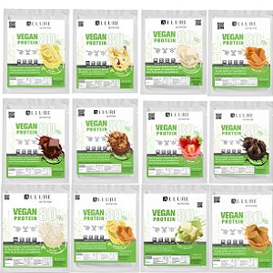 Kit Doses 100% Proteína Vegana Vegan Protein 12 sabores