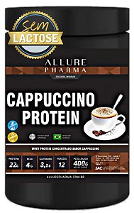 Whey Protein Zero Lactose e Zero Glúten sabor CAPPUCCINO - Proteínas e Aminoácidos Energia e Foco
