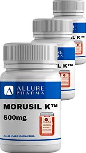 KIT PROMO 3 Frascos Morusil K™ 500mg Selo de Autenticidade  TOTAL 90 DOSES  Laranja Moro, redução de gordura abdominal