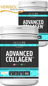 BEST FRIDAY-KIT 2 Potes Advanced Collagen® Verisol® 60 doses ( 2 meses) (Peptídeos Bioativos de Colágeno) 600g