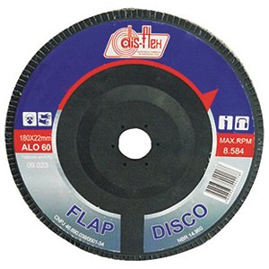 DISCO FLAP G120 180X22MM DIS-FLEX ( I )