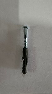 Kit 100 Pçs Bucha 10mm e Parafuso 1/4 x 60