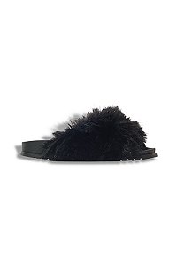 GIGI - FLATFORM FEMININA PELOS PRETA