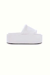TATI - TAMANCO FEMININO PLATAFORMA BRANCO