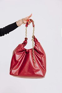 LINDSAY - BOLSA FEMININA HOBO CHERRY