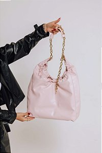 LINDSAY - BOLSA FEMININA HOBO ROSA