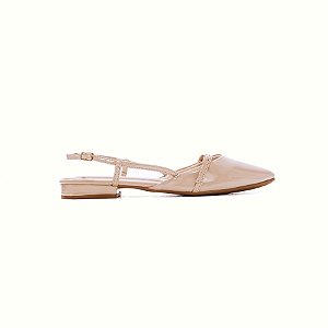 MARIA FLOR  - SLINGBACK FEMININO FIVELA NUDE